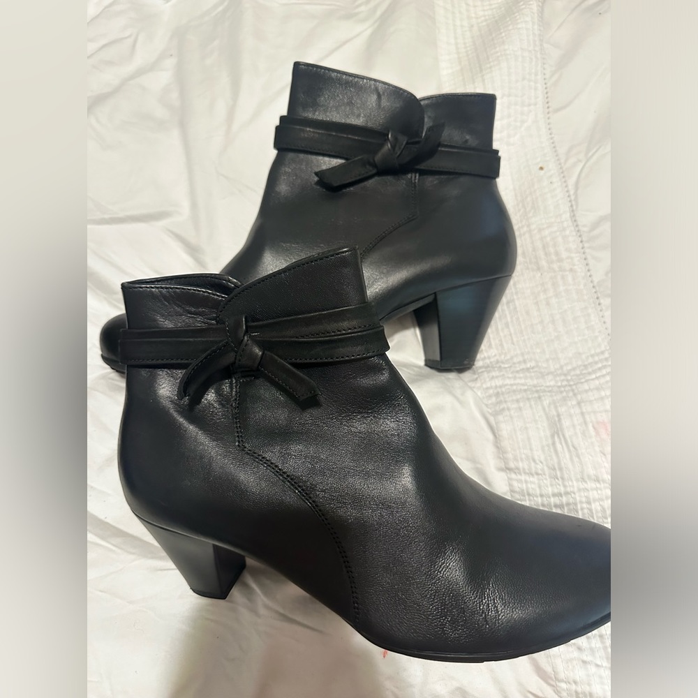 Gabor Ankle Boots, Foulard Calf (Micro), Black, Best Fitting, Optifit